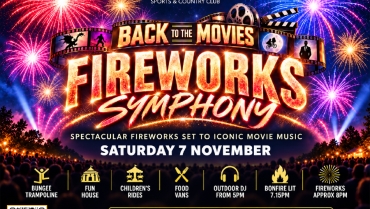BACK TO THE MOVIES – BONFIRE & FIREWORKS EXTRAVAGANZA