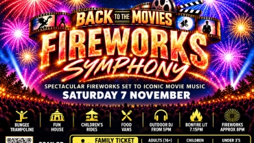 BACK TO THE MOVIES – BONFIRE & FIREWORKS EXTRAVAGANZA