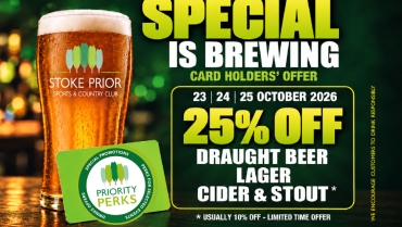 25% OFF DRAUGHT – Priority Perks